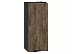 Шкаф верхний с 1-ой дверцей Флэт Brown Casella Oak 2S/Graphite 716*300*318