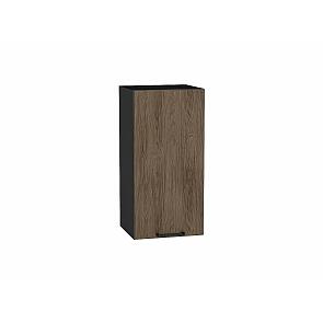Шкаф верхний с 1-ой дверцей Флэт Brown Casella Oak 2S/Graphite 716*350*318