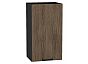 Шкаф верхний с 1-ой дверцей Флэт Brown Casella Oak 2S/Graphite 716*400*318