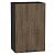Шкаф верхний с 1-ой дверцей Флэт Brown Casella Oak 2S/Graphite 716*450*318