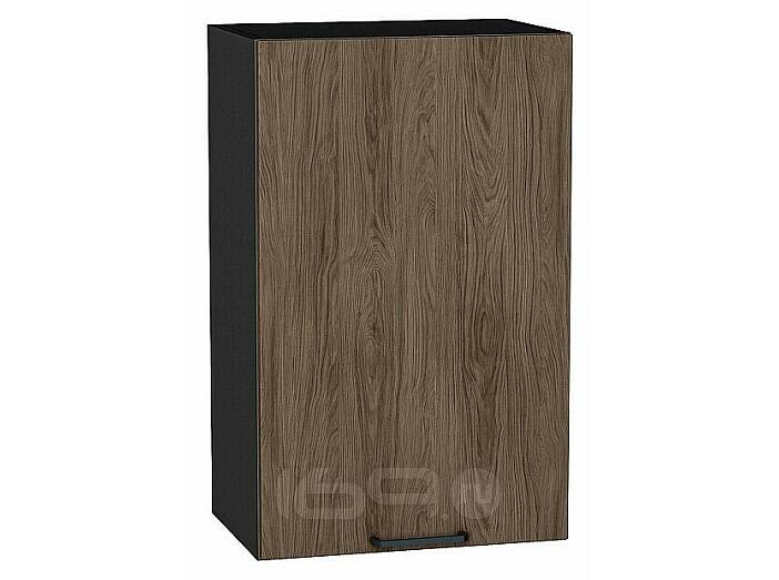 Шкаф верхний с 1-ой дверцей Флэт Brown Casella Oak 2S/Graphite 716*450*318