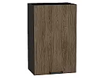 Шкаф верхний с 1-ой дверцей Флэт Brown Casella Oak 2S/Graphite 716*450*318