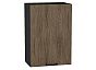 Шкаф верхний с 1-ой дверцей Флэт Brown Casella Oak 2S/Graphite 716*500*318