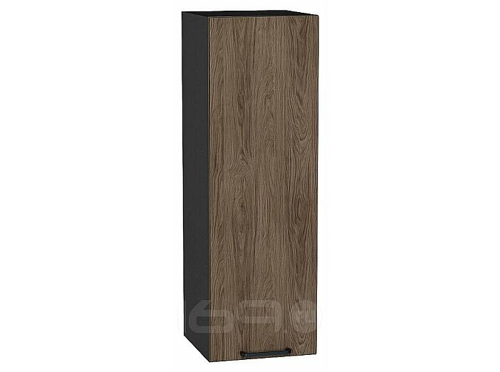 Шкаф верхний с 1-ой дверцей Флэт Brown Casella Oak 2S/Graphite 920*300*318