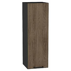 Шкаф верхний с 1-ой дверцей Флэт Brown Casella Oak 2S/Graphite 920*300*318