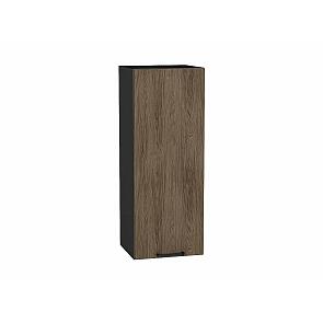 Шкаф верхний с 1-ой дверцей Флэт Brown Casella Oak 2S/Graphite 920*350*318