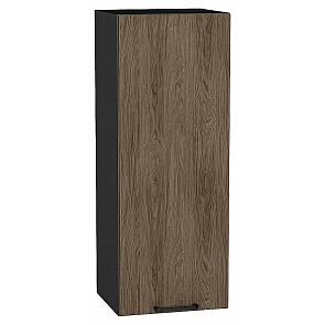 Шкаф верхний с 1-ой дверцей Флэт Brown Casella Oak 2S/Graphite 920*350*318
