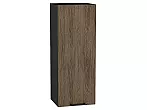 Шкаф верхний с 1-ой дверцей Флэт Brown Casella Oak 2S/Graphite 920*350*318