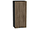 Шкаф верхний с 1-ой дверцей Флэт Brown Casella Oak 2S/Graphite 920*400*318