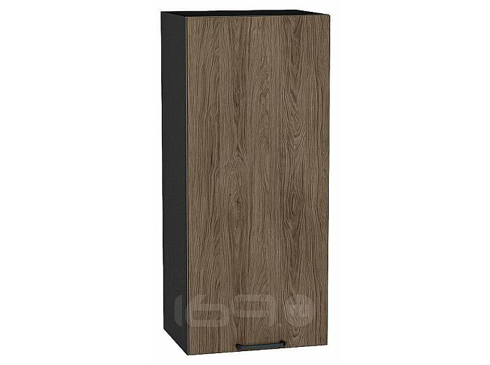 Шкаф верхний с 1-ой дверцей Флэт Brown Casella Oak 2S/Graphite 920*400*318