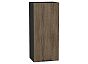 Шкаф верхний с 1-ой дверцей Флэт Brown Casella Oak 2S/Graphite 920*400*318