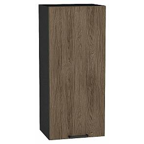 Шкаф верхний с 1-ой дверцей Флэт Brown Casella Oak 2S/Graphite 920*400*318