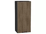 Шкаф верхний с 1-ой дверцей Флэт Brown Casella Oak 2S/Graphite 920*400*318