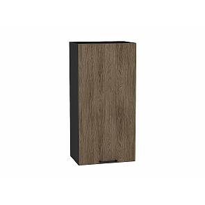 Шкаф верхний с 1-ой дверцей Флэт Brown Casella Oak 2S/Graphite 920*450*318