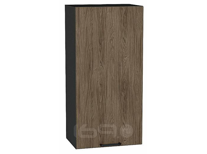 Шкаф верхний с 1-ой дверцей Флэт Brown Casella Oak 2S/Graphite 920*450*318