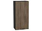 Шкаф верхний с 1-ой дверцей Флэт Brown Casella Oak 2S/Graphite 920*450*318