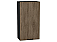 Шкаф верхний с 1-ой дверцей Флэт Brown Casella Oak 2S/Graphite 920*500*318