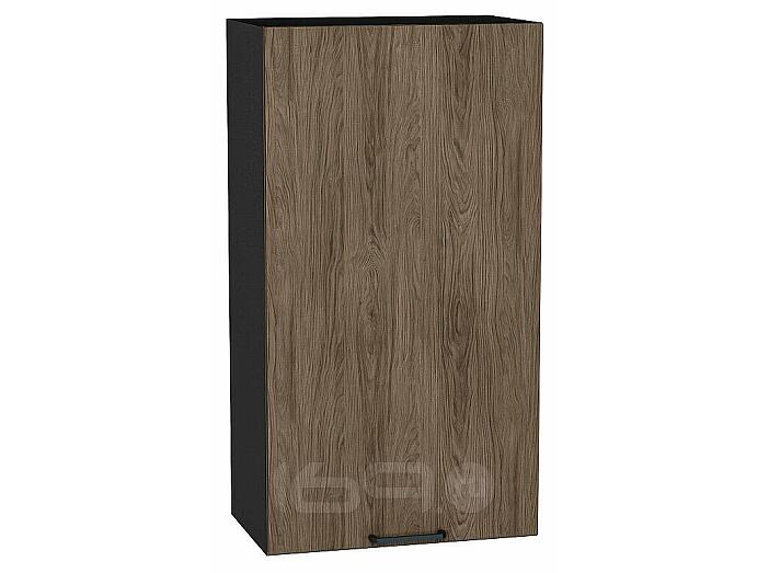 Шкаф верхний с 1-ой дверцей Флэт Brown Casella Oak 2S/Graphite 920*500*318