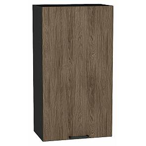Шкаф верхний с 1-ой дверцей Флэт Brown Casella Oak 2S/Graphite 920*500*318