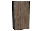 Шкаф верхний с 1-ой дверцей Флэт Brown Casella Oak 2S/Graphite 920*500*318