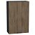 Шкаф верхний с 1-ой дверцей Флэт Brown Casella Oak 2S/Graphite 920*600*318
