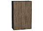 Шкаф верхний с 1-ой дверцей Флэт Brown Casella Oak 2S/Graphite 920*600*318