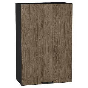 Шкаф верхний с 1-ой дверцей Флэт Brown Casella Oak 2S/Graphite 920*600*318