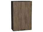 Шкаф верхний с 1-ой дверцей Флэт Brown Casella Oak 2S/Graphite 920*600*318