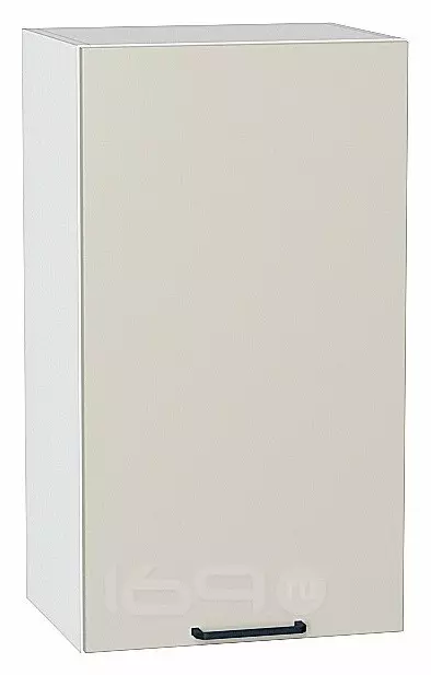 Шкаф верхний с 1-ой дверцей Флэт Cashmere In 2S/Белый 716*400*318