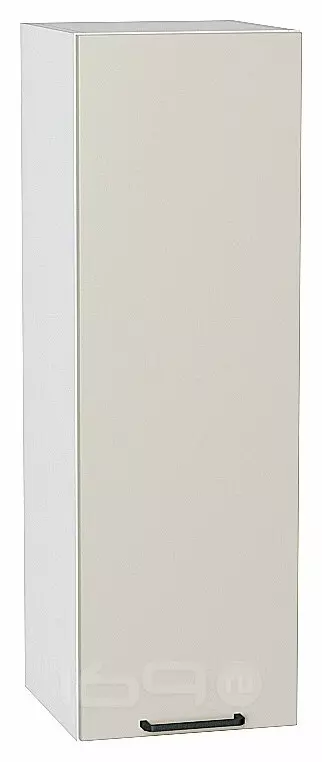 Шкаф верхний с 1-ой дверцей Флэт Cashmere In 2S/Белый 920*300*318