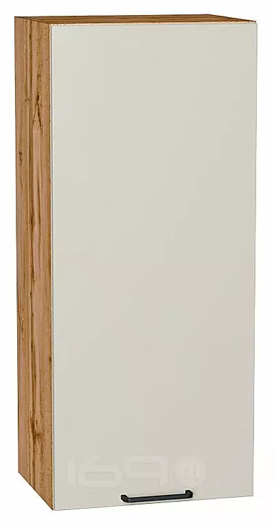 Шкаф верхний с 1-ой дверцей Флэт Cashmere In 2S/Дуб Вотан 920*400*318