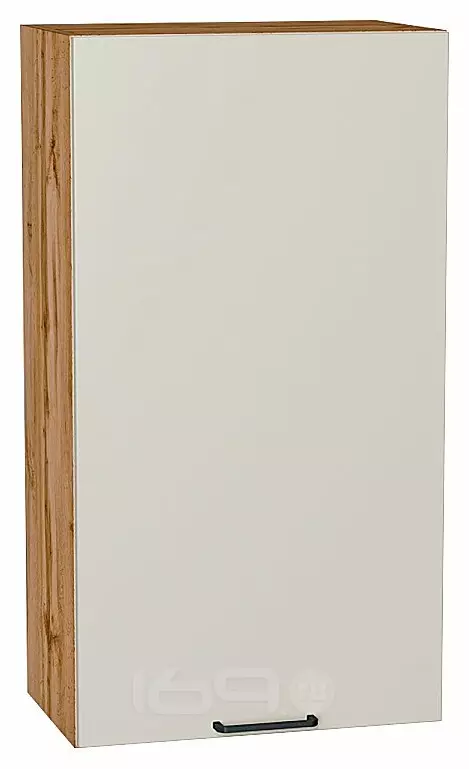 Шкаф верхний с 1-ой дверцей Флэт Cashmere In 2S/Дуб Вотан 920*500*318
