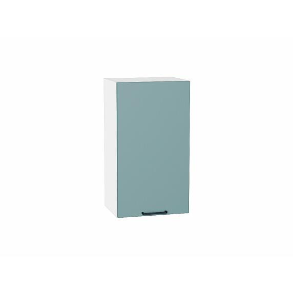 Шкаф верхний с 1-ой дверцей Флэт Grey-green In 2S/Белый 716*400*318