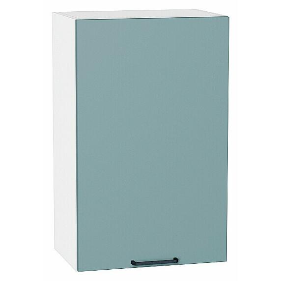 Шкаф верхний с 1-ой дверцей Флэт Grey-green In 2S/Белый 716*450*318