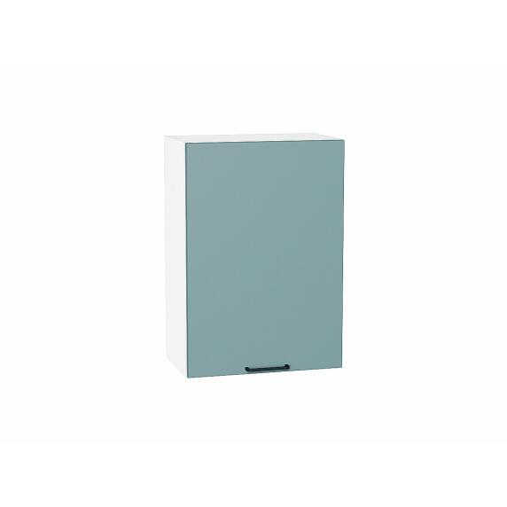 Шкаф верхний с 1-ой дверцей Флэт Grey-green In 2S/Белый 716*500*318