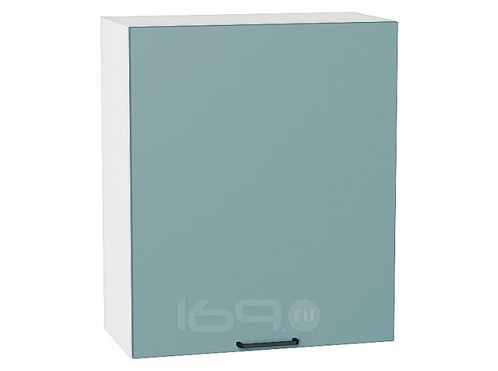 Шкаф верхний с 1-ой дверцей Флэт Grey-green In 2S/Белый 716*600*318