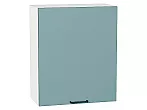 Шкаф верхний с 1-ой дверцей Флэт Grey-green In 2S/Белый 716*600*318