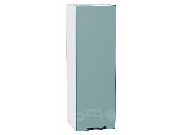 Шкаф верхний с 1-ой дверцей Флэт Grey-green In 2S/Белый 920*300*318