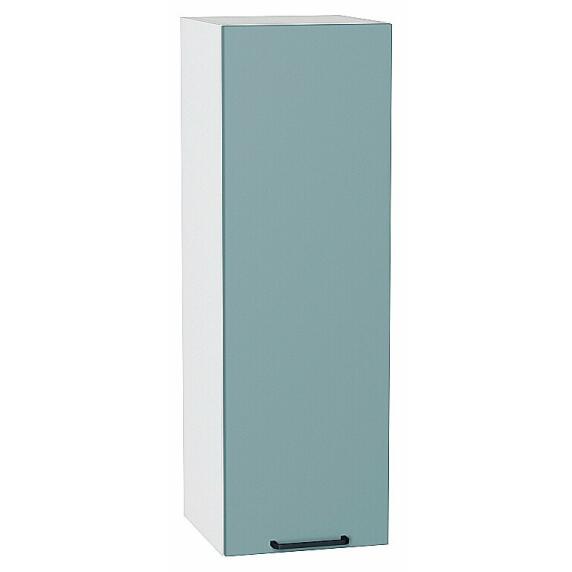 Шкаф верхний с 1-ой дверцей Флэт Grey-green In 2S/Белый 920*300*318