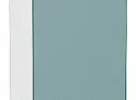 Шкаф верхний с 1-ой дверцей Флэт Grey-green In 2S/Белый 920*300*318