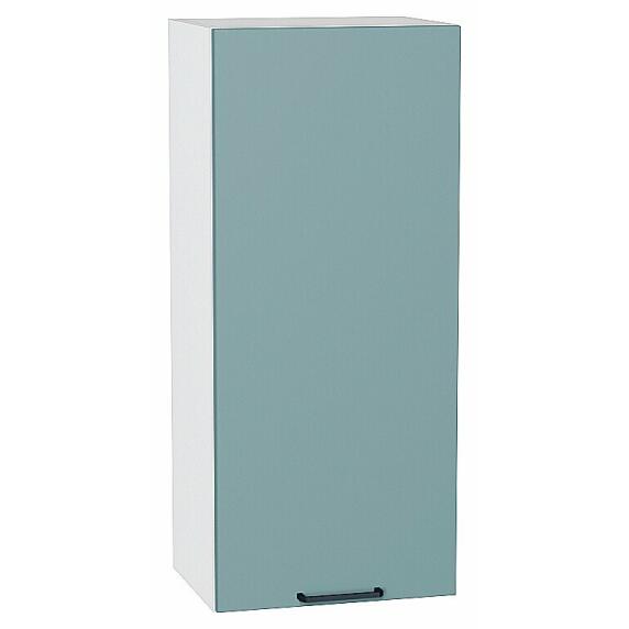 Шкаф верхний с 1-ой дверцей Флэт Grey-green In 2S/Белый 920*400*318