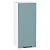 Шкаф верхний с 1-ой дверцей Флэт Grey-green In 2S/Белый 716*300*318