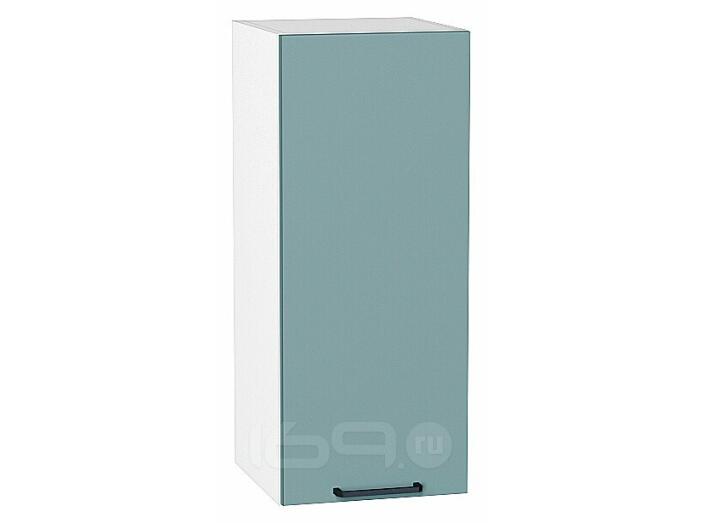 Шкаф верхний с 1-ой дверцей Флэт Grey-green In 2S/Белый 716*300*318