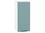 Шкаф верхний с 1-ой дверцей Флэт Grey-green In 2S/Белый 716*300*318