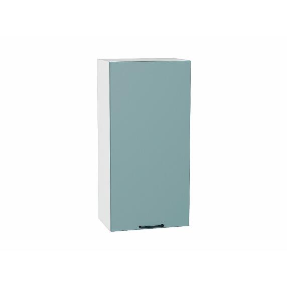 Шкаф верхний с 1-ой дверцей Флэт Grey-green In 2S/Белый 920*450*318
