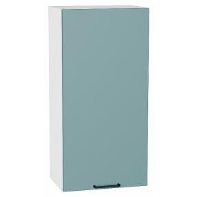 Шкаф верхний с 1-ой дверцей Флэт Grey-green In 2S/Белый 920*450*318