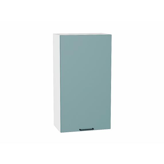 Шкаф верхний с 1-ой дверцей Флэт Grey-green In 2S/Белый 920*500*318