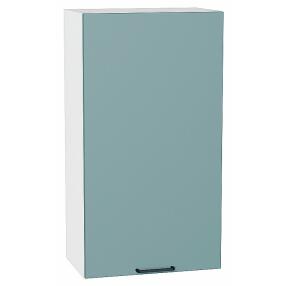 Шкаф верхний с 1-ой дверцей Флэт Grey-green In 2S/Белый 920*500*318