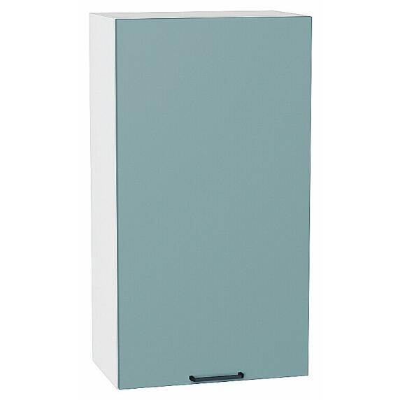 Шкаф верхний с 1-ой дверцей Флэт Grey-green In 2S/Белый 920*500*318