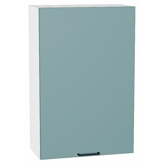Шкаф верхний с 1-ой дверцей Флэт Grey-green In 2S/Белый 920*600*318